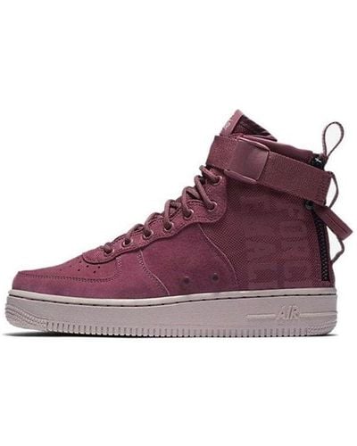 Nike Sf Air Force 1 Mid - Purple