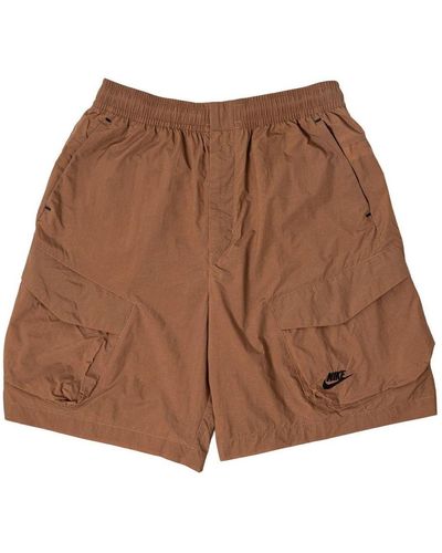 Nike Sportswear Tech Essentials Woven Utility Shorts - Brown