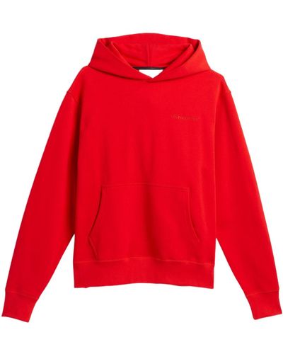 adidas Originals X Pharrell Williams Crossover Solid Color Casual Sports Pullover Red