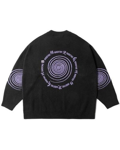 Li-ning Badfive Graphic Knit Sweater - Black