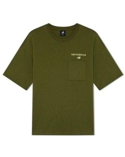 New Balance Logo Print T-shirt - Green