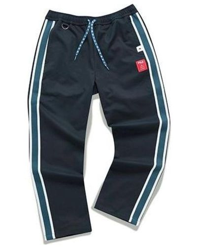 Fila X Mihara Yasuhiro Collaborative Side Stripe Woven Track Pants - Blue