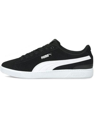 PUMA Vikky V3 Casual Skateboarding Shoes White - Black
