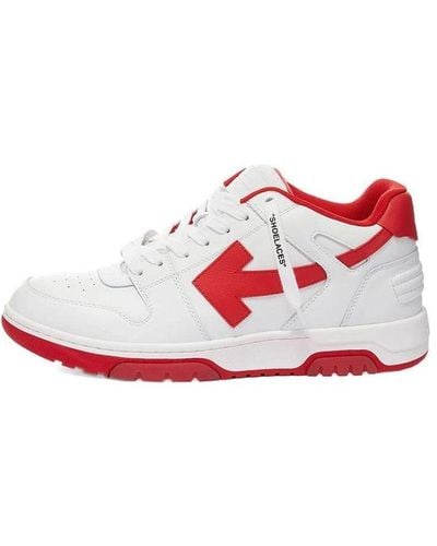 Off-White c/o Virgil Abloh Out Of Office Low-top Sneaker - Red