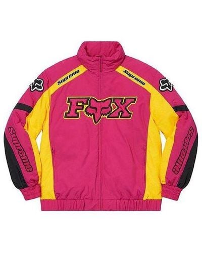 Supreme Fox Racing Puffy Jacket - Pink