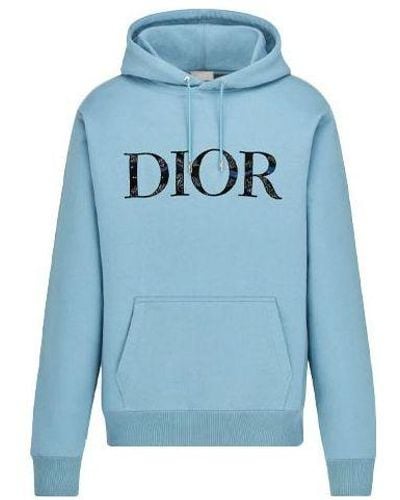 Dior X Peter Doig Crossover Fw21 Cotton Fleece Material - Blue