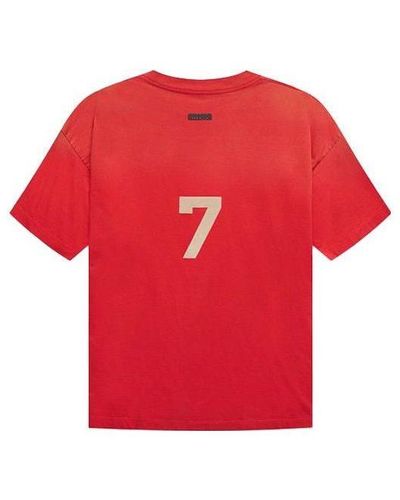 Fear Of God 7 Tee - Red
