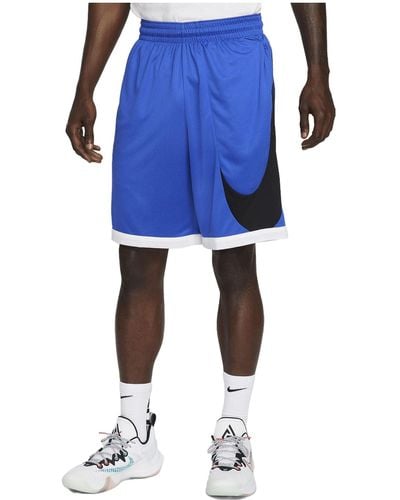 Nike Dri-fit Swoosh Graphic Shorts - Blue