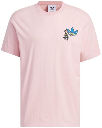 adidas Originals X Monkey Kingdom Gfx T-shirt - Pink