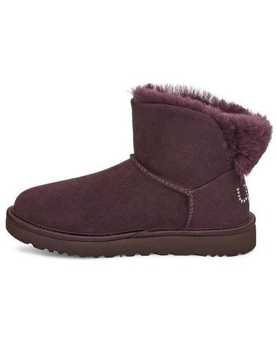 UGG Classic Bling Mini Snow Boots - Purple
