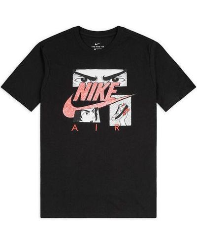 Nike As Sportswear Tee Manga Hbr - Black