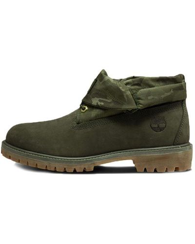 Timberland Authentics Waterproof Roll-top Boots - Green