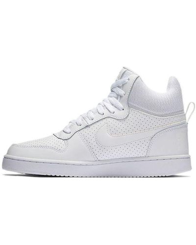 Nike Wo Sneakers White Court Borough Mid 844906 110