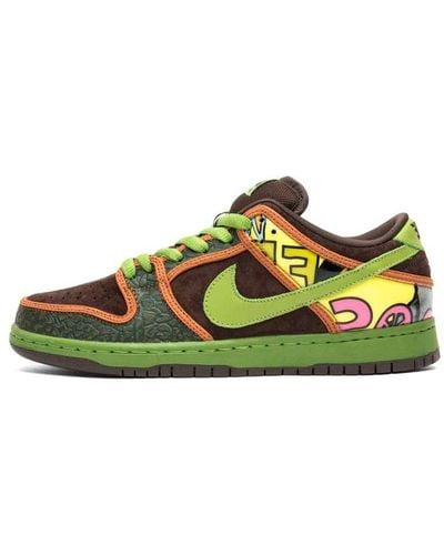 Nike Sb Dunk Low Prm Dls Qs "de La Soul" Shoes - Green