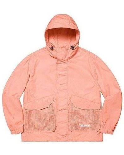 Supreme Mesh Pocket Cargo Jacket - Pink