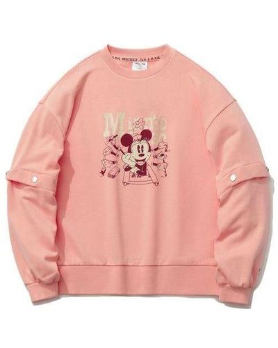 Li-ning X Disney Crossover Pullover Sports Hoodie - Pink