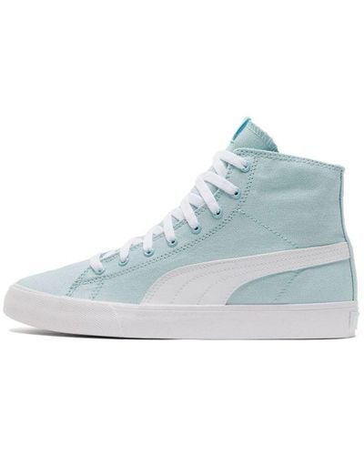 PUMA Bari Mid Sneakers White - Blue