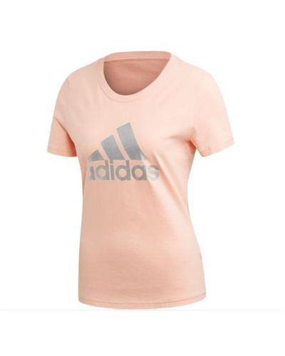 adidas Sports Stylish Short Sleeve Pink