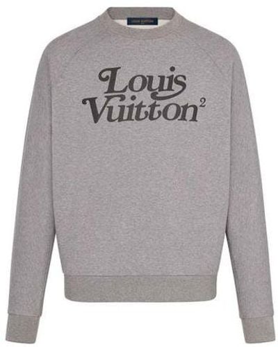 Louis Vuitton X Nigo Crossover Squared Casual Pullover Gray