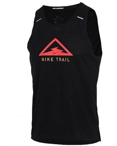 Nike Rise 365 Trail Dri-fit Running Vest - Black