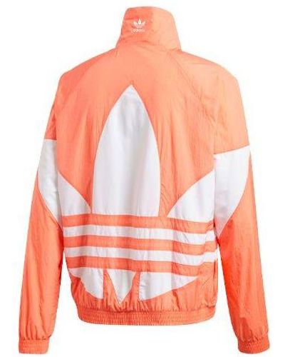 adidas Originals Ss20 Big Trefoil Track Jacket - Orange