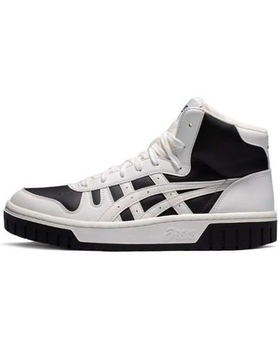 Asics Court Mz-hi High-heeled Sneakers White - Black
