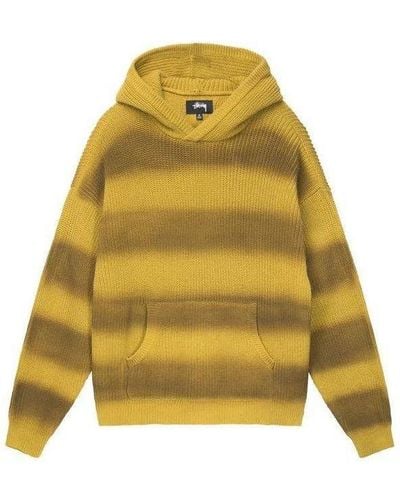 Stussy Spray Dyed Hoodie - Yellow