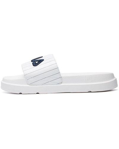 Fila Thick Sole Slippers - White