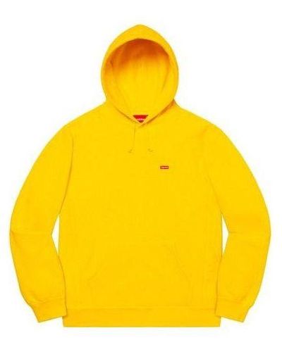 Supreme Small Box Hooded Sweatshirt - Yellow