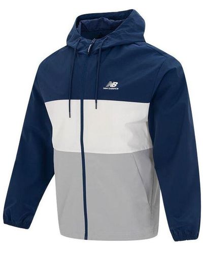 New Balance Lifestyle Hooded Jacket - Blue