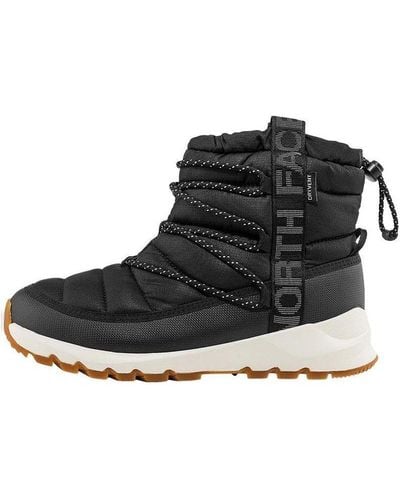 The North Face Thermoball Lace Up Waterproof Boots - Black