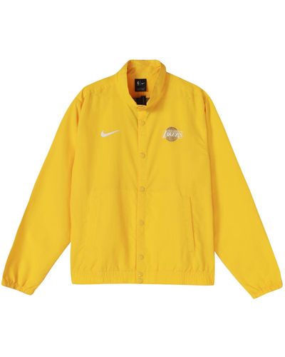 Nike City Edition Dna Los Angeles Lakers Sports Jacket - Yellow