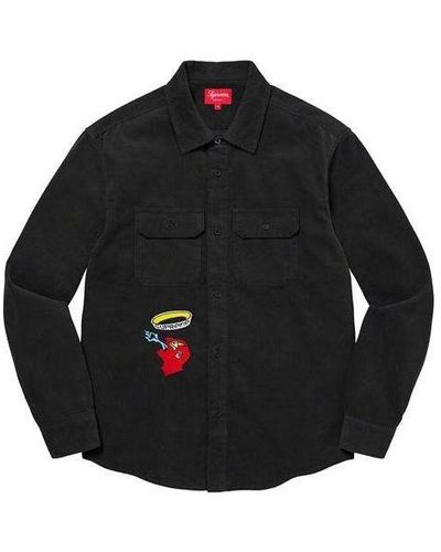 Supreme Gonz Corduroy Work Shirt - Black
