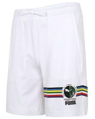PUMA Intl Graphic Shorts - White