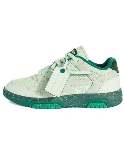Off-White c/o Virgil Abloh Slim Out Of Office Low-top Sneaker - Green