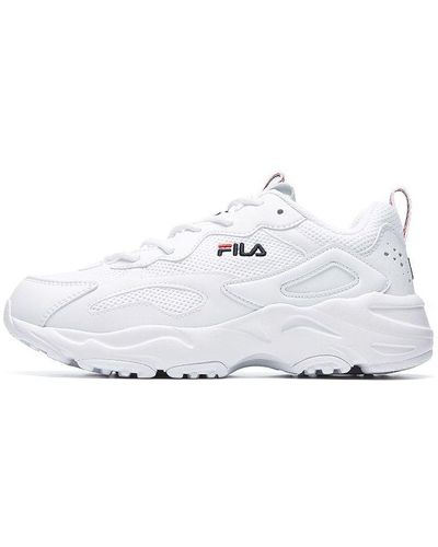 Fila Tracer Series Wear-resistant Low Tops Casual Shoe - White