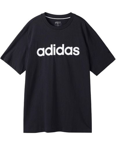 adidas Neo M Ctee Casual Round Neck Short Sleeve in White for Men | Lyst