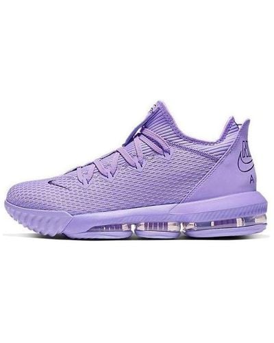 Nike Lebron 16 Low Basketball Shoe - Purple