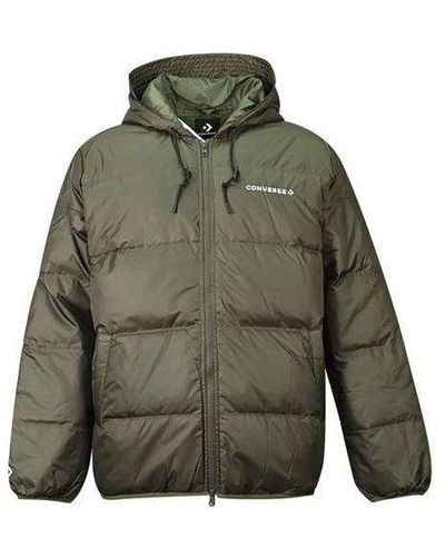 Converse Downfilled Hooded Jacket - Green