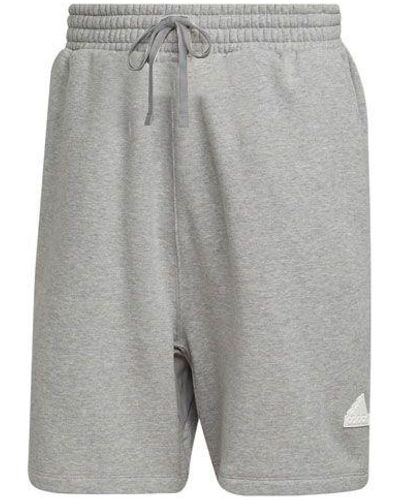 adidas New Fl Shorts Solid Color Casual Straight Sports Gray