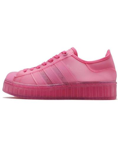 Adidas Superstar Pink Sneakers for Women - Up to 40% off | Lyst