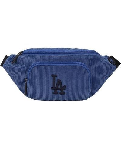 MLB La Los Angeles Dodgers Corduroy Fanny Pack Navy - Blue