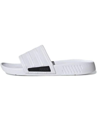 adidas Racer Tr Slides Cozy Wear-resistant Slippers - White