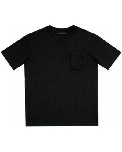 Louis Vuitton Men's XXL Black Rope Flock T-Shirt 1116lv36 For Sale