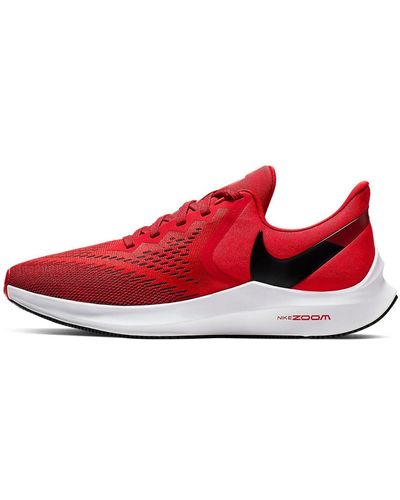 Nike Air Zoom Winflo 6 Running Shoe - Red