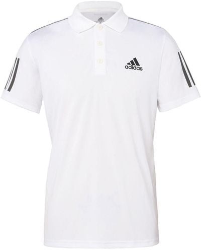 adidas Club 3str Polo Tennis Sports Polo Shirt - White