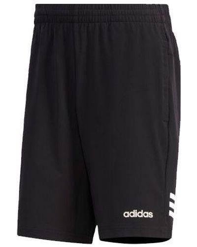 adidas Neo Stripe Alphabet Logo Shorts - Black