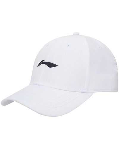 Li-ning Basic Logo Baseball Cap - White