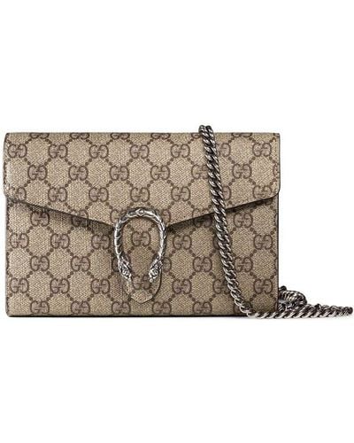 Gucci Dionysus Series Synthetic Canvaschain Bag Dionysus - Metallic
