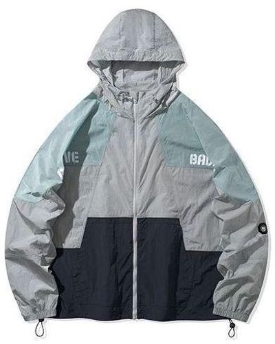 Li-ning Colorblock Sports Hooded Jacket - Blue